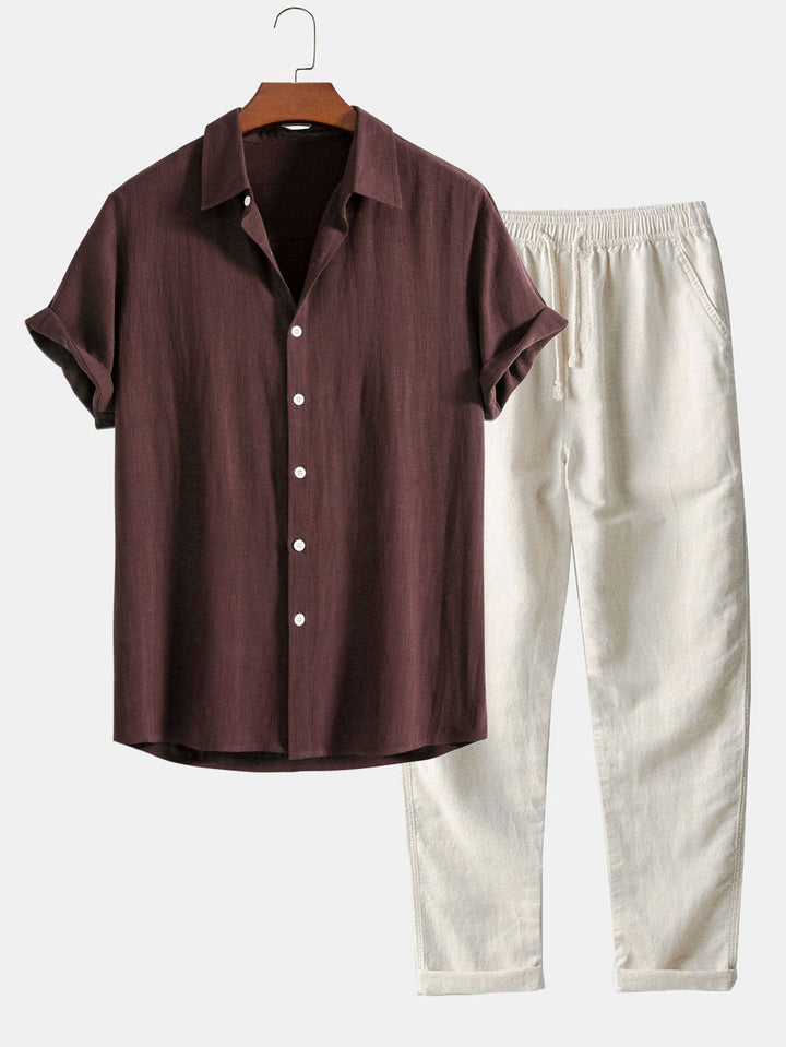 Heren set linnen | Summerlook