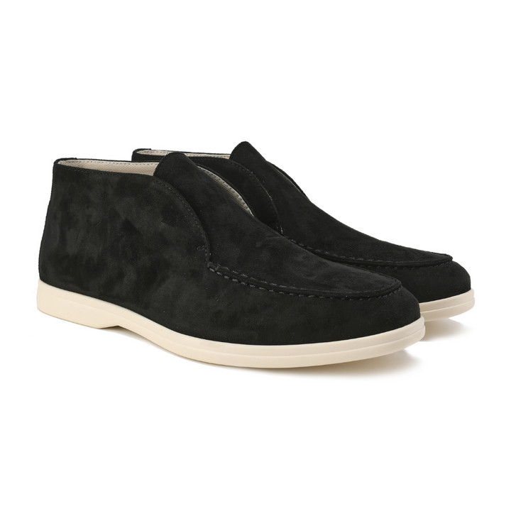 Daniel | Hoge suède loafers