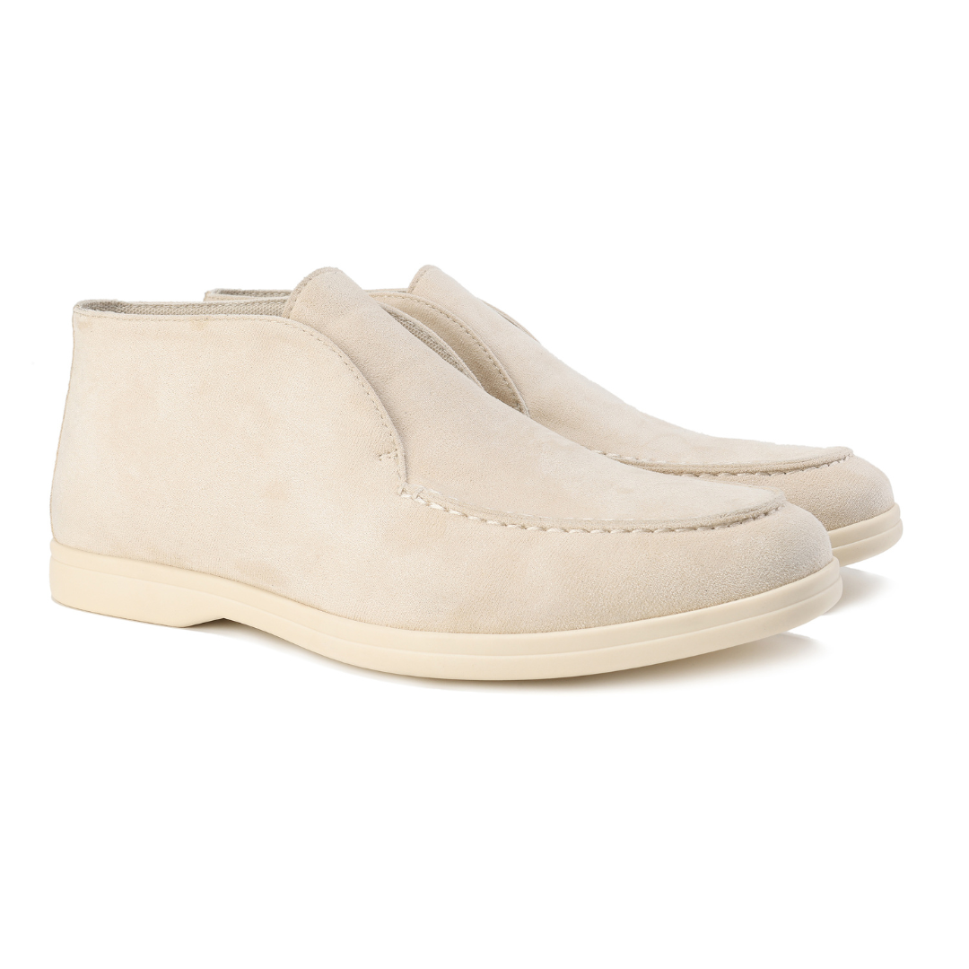 Daniel | Hoge suède loafers