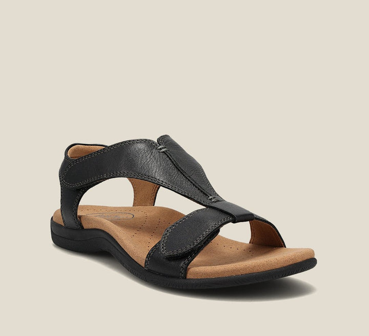 Carolyn | Vegan Leren Sandalen