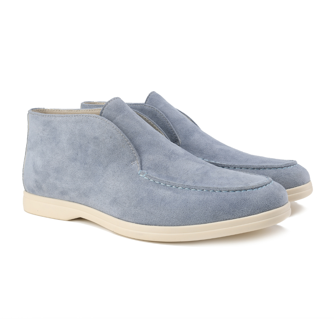 Daniel | Hoge suède loafers