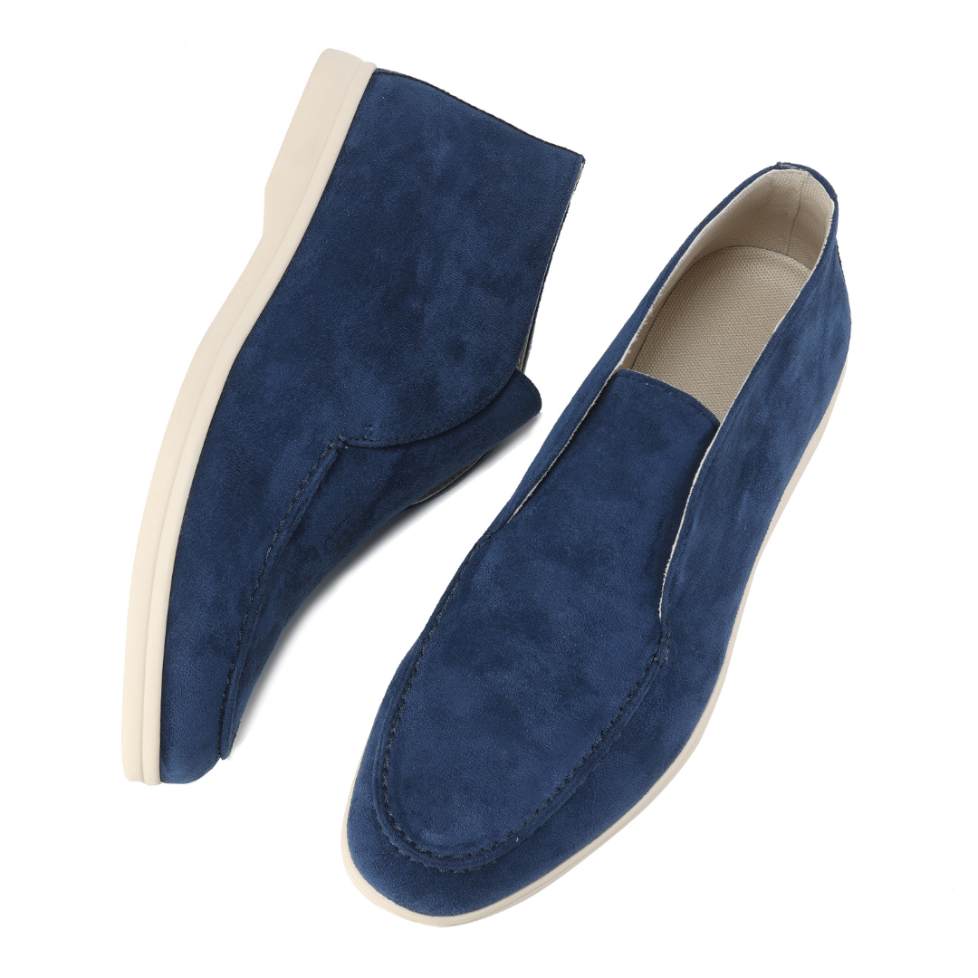 Daniel | Hoge suède loafers