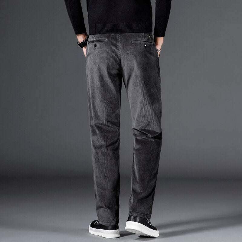 Jacob | Corduroy met middelhoge taille