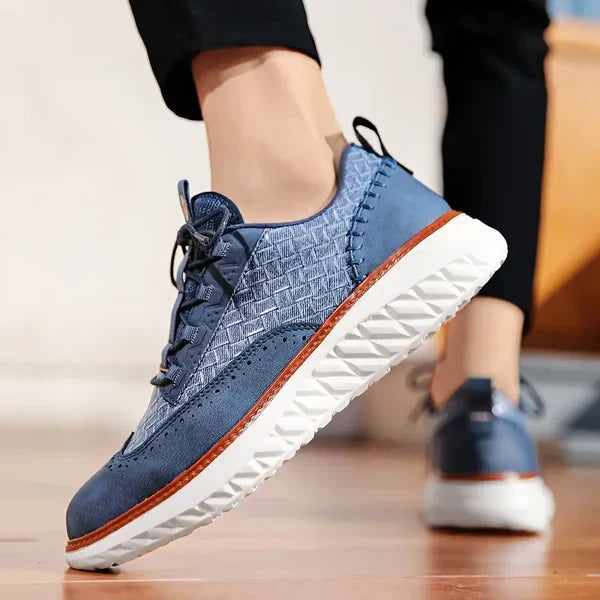 Dylan | Herenwandelsneakers met veters en plateauzool