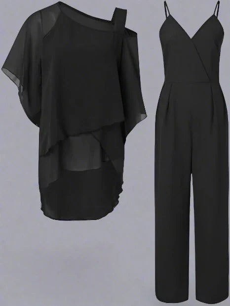 Luxe Chiffon Set - Elegant