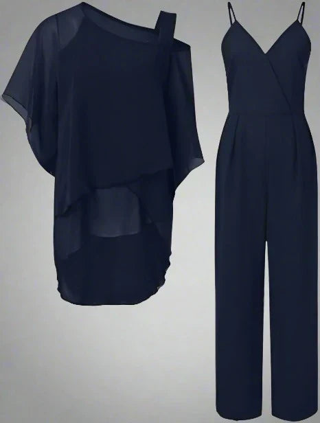 Luxe Chiffon Set - Elegant