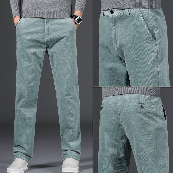 Jacob | Corduroy met middelhoge taille