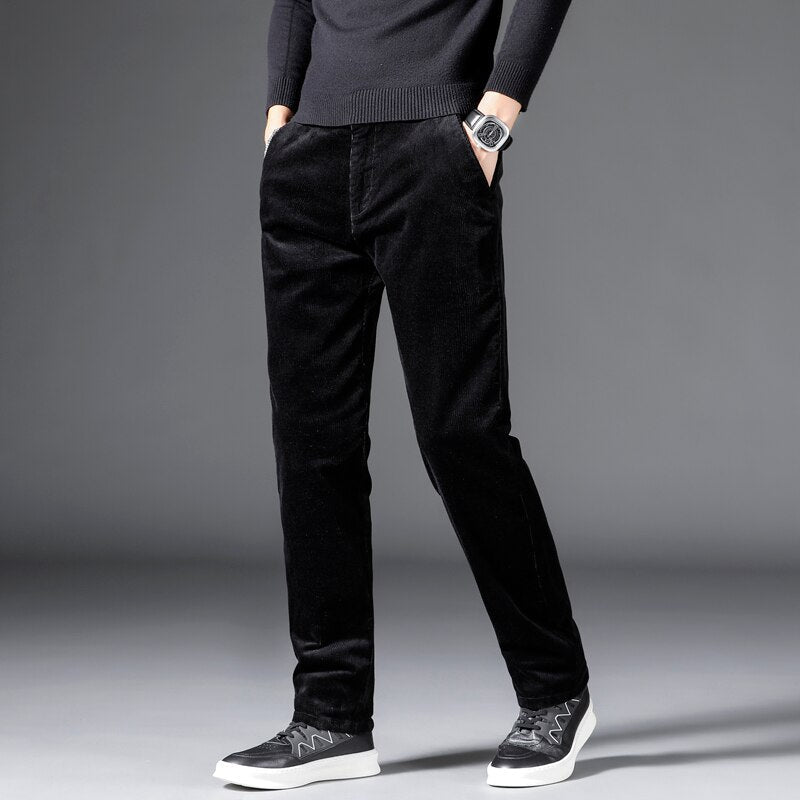 Jacob | Corduroy met middelhoge taille