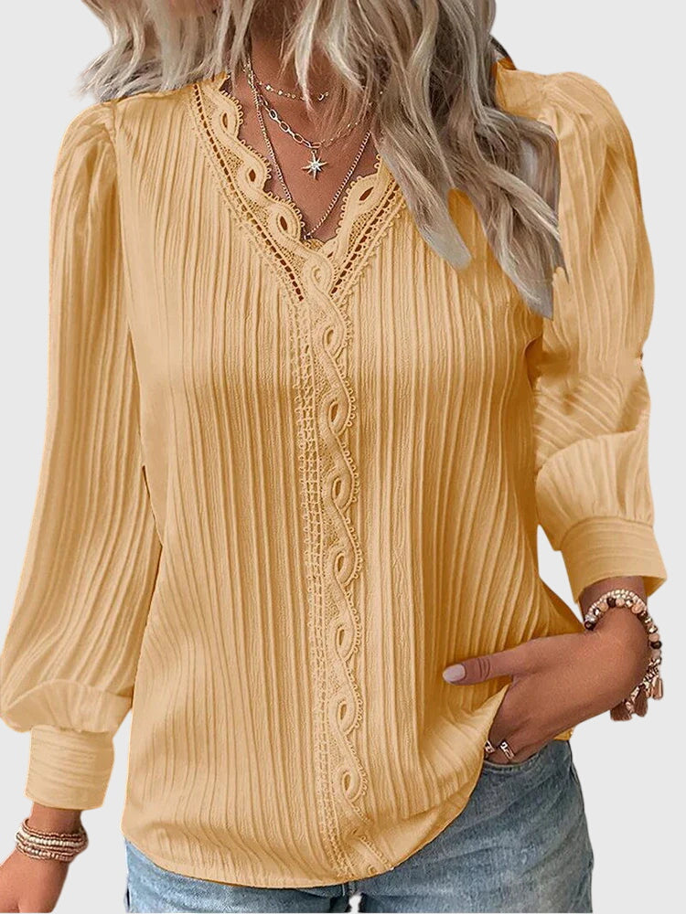 Andrea | Elegante Pullover Blouse