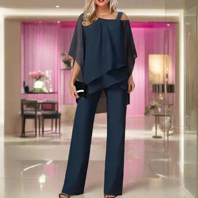 Luxe Chiffon Set - Elegant
