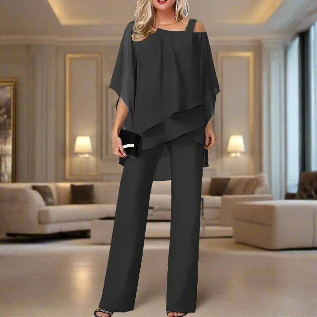 Luxe Chiffon Set - Elegant