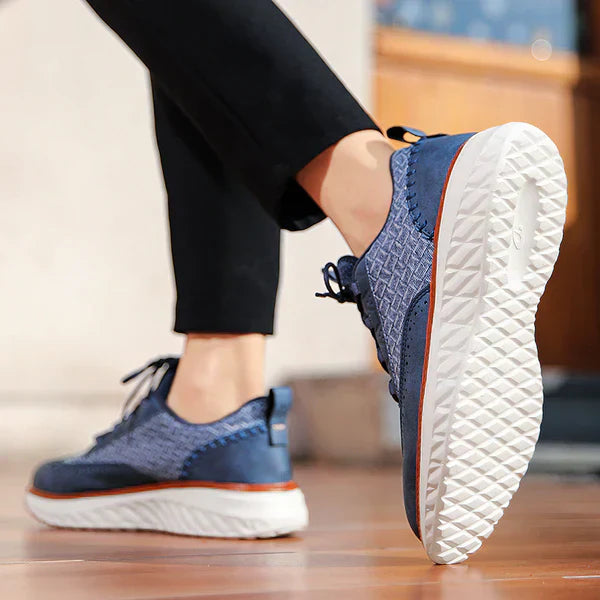 Dylan | Herenwandelsneakers met veters en plateauzool