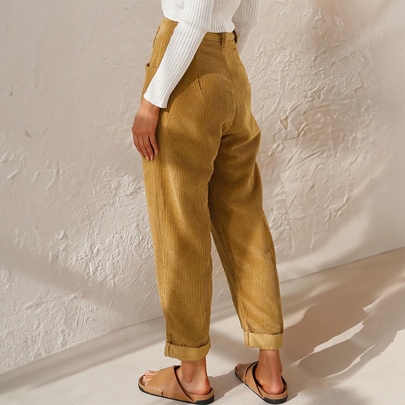 Lisette | Casual Rib Broek