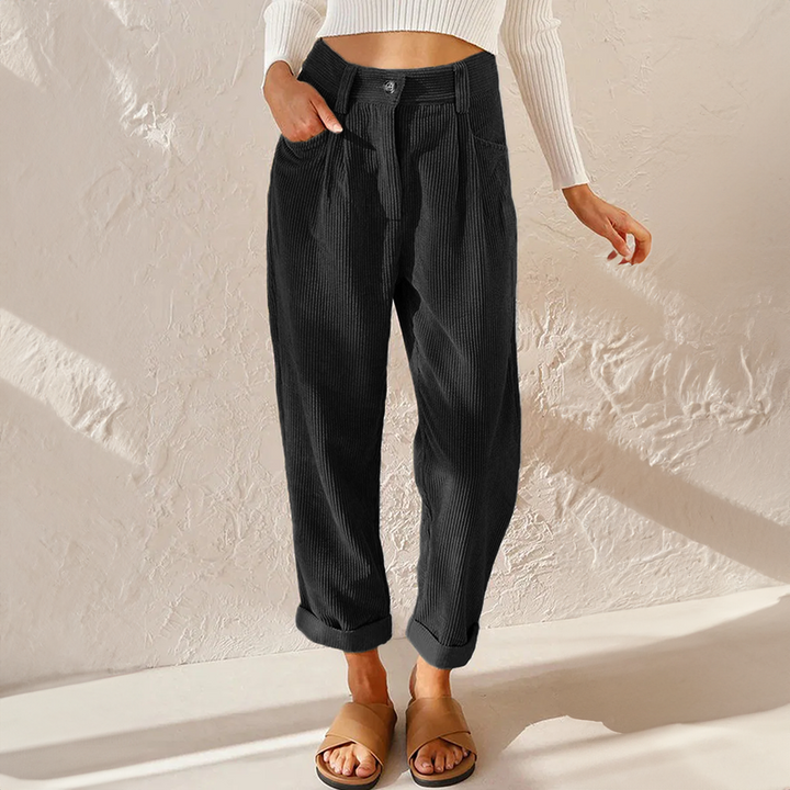 Lisette | Casual Rib Broek