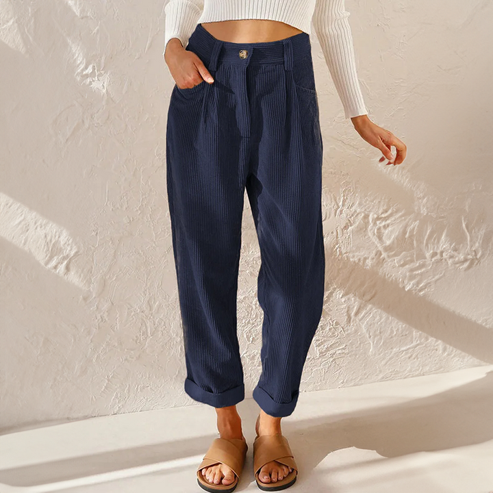 Lisette | Casual Rib Broek