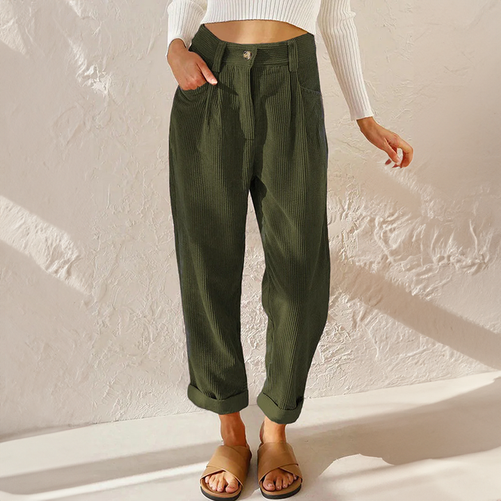 Lisette | Casual Rib Broek