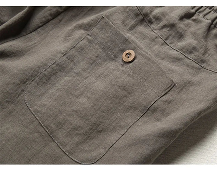 Linnen broek in Old Money-stijl