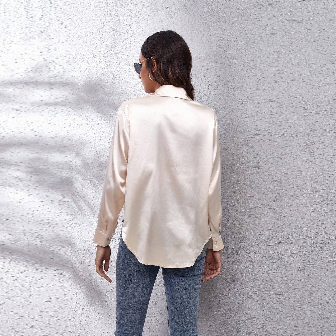 Sheila | Satijnen Blouse