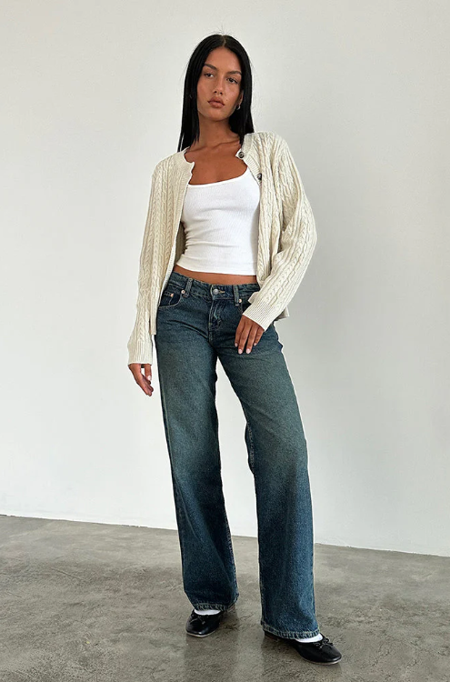 Roja | Straight-Leg Jeans met Lage Taille