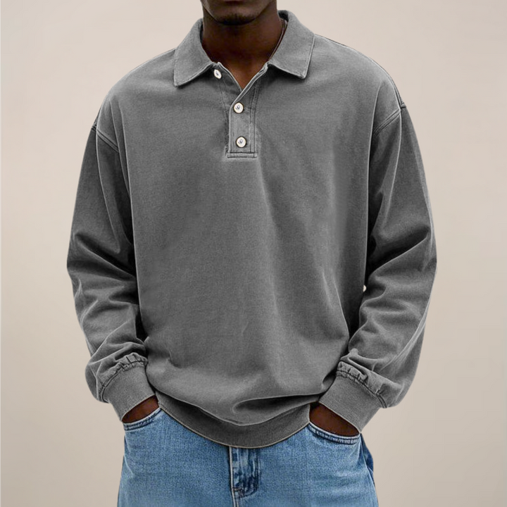 Poloshirt met lange mouwen voor heren – Een onmisbaar kledingstuk in een relaxte, smart casual stijl