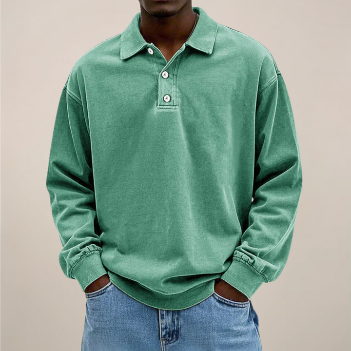 Poloshirt met lange mouwen voor heren – Een onmisbaar kledingstuk in een relaxte, smart casual stijl