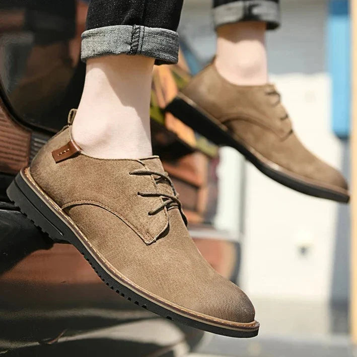 Leren Oxford-schoenen voor heren van Milan
