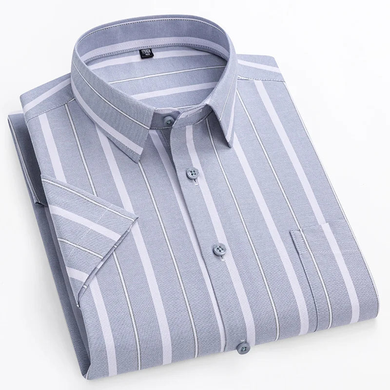 Zack | Katoenen shirt met korte mouwen