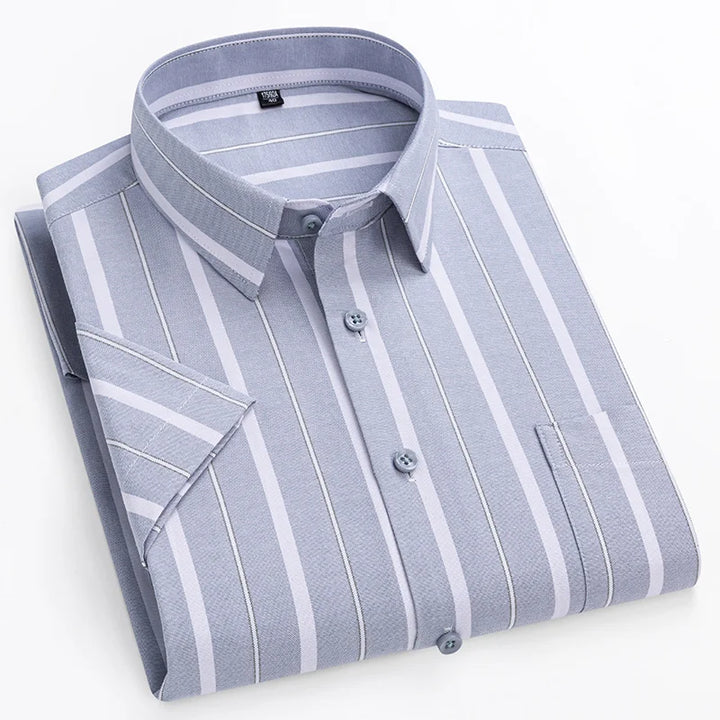 Zack | Katoenen shirt met korte mouwen
