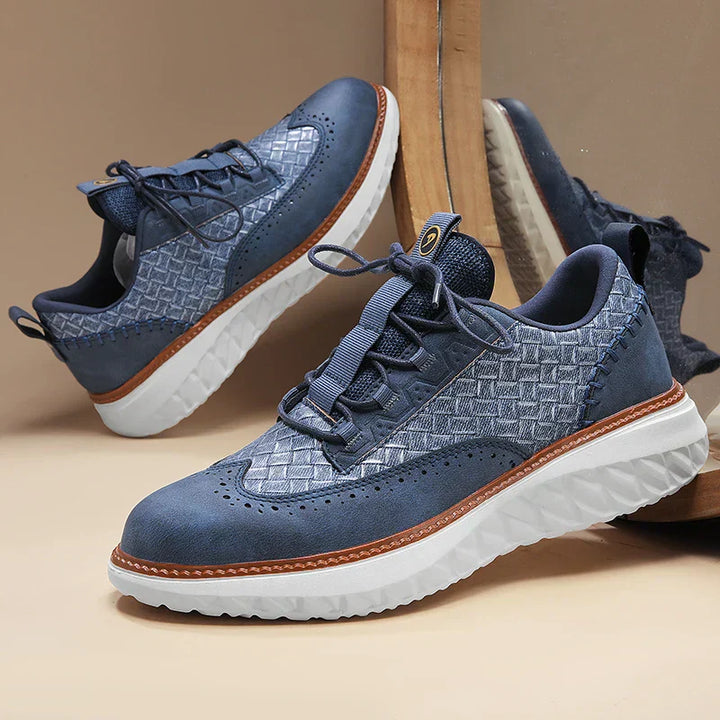 Dylan | Herenwandelsneakers met veters en plateauzool