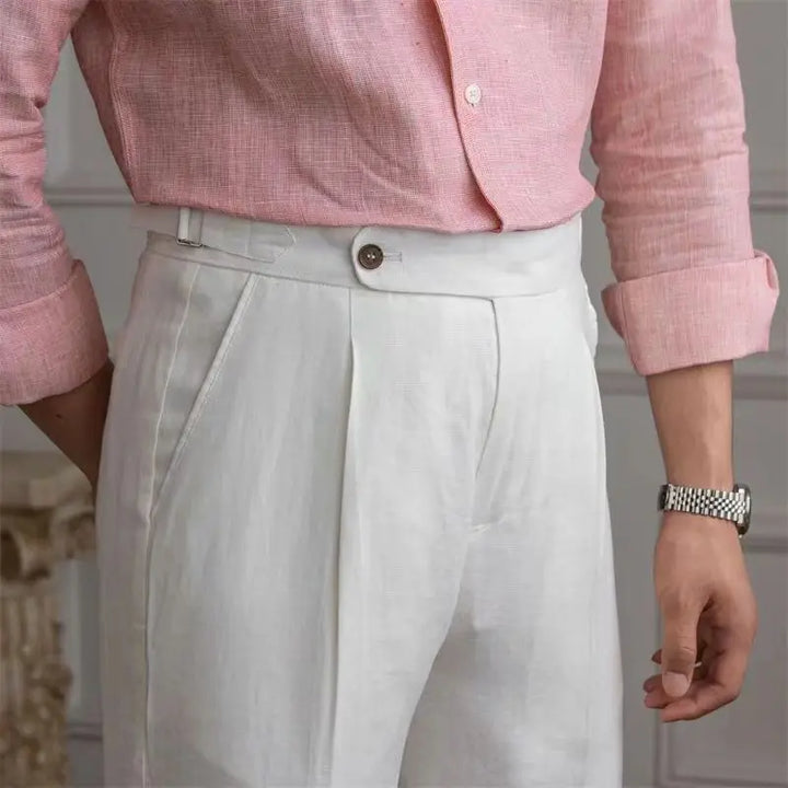 Napoli-linnen broek