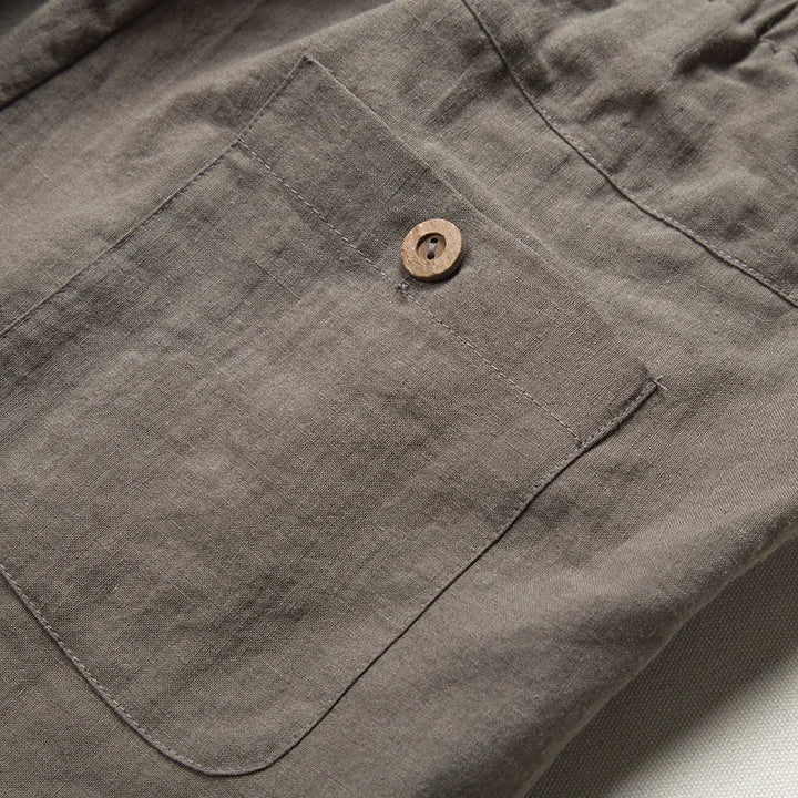 Linnen broek in Old Money-stijl