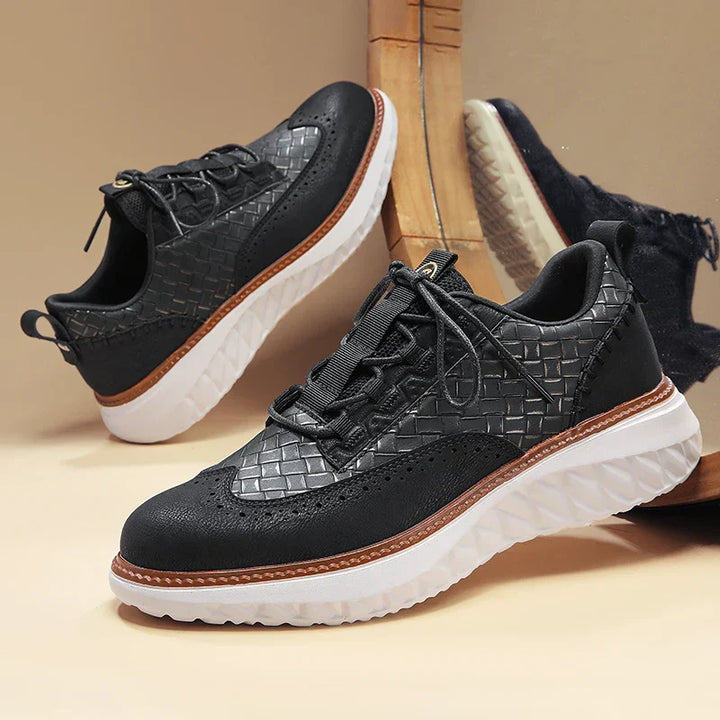 Dylan | Herenwandelsneakers met veters en plateauzool
