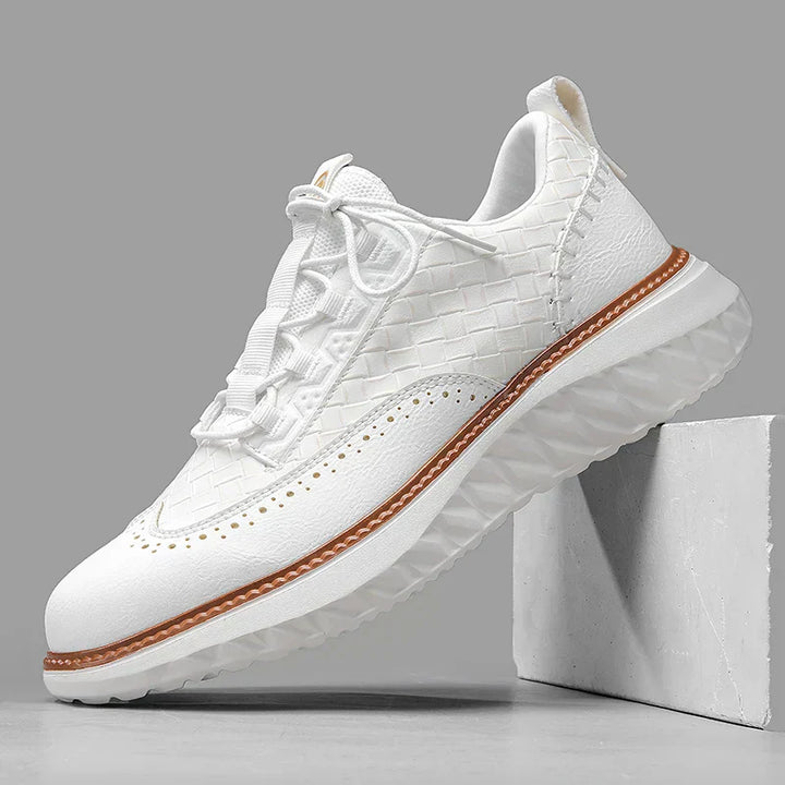Dylan | Herenwandelsneakers met veters en plateauzool