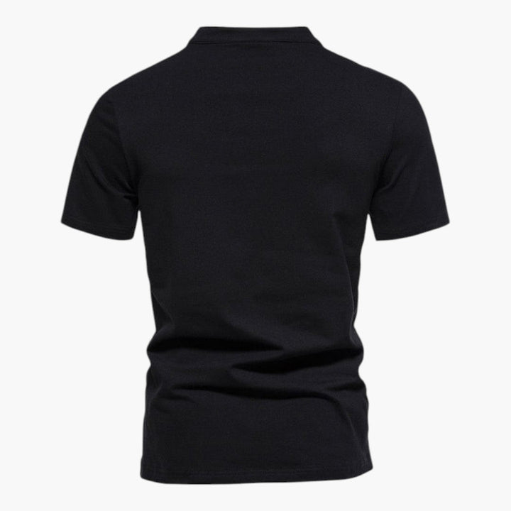 T-shirt met V-hals en korte mouwen voor heren