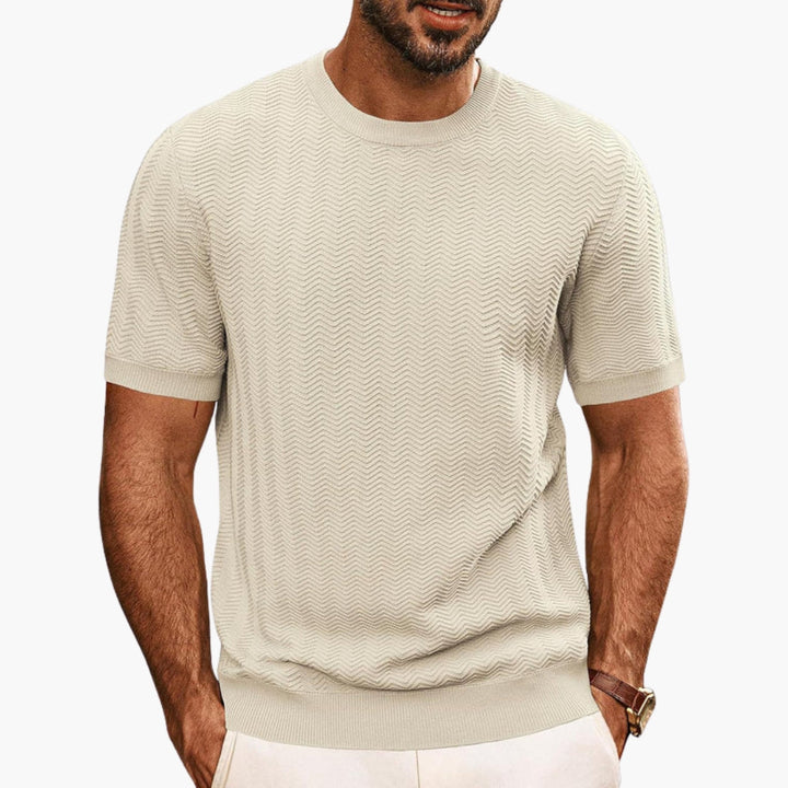 T-shirt met ronde hals voor heren