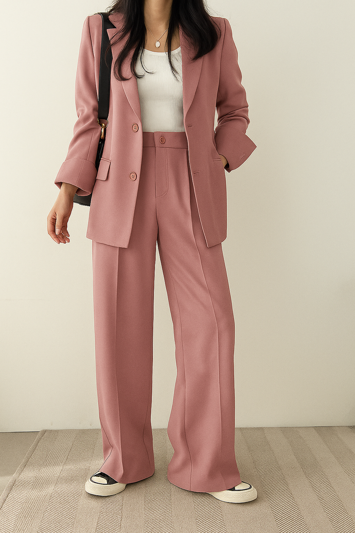 Luxe Tweedelige Tailored Set