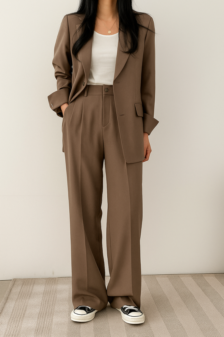 Luxe Tweedelige Tailored Set
