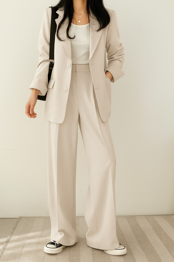 Luxe Tweedelige Tailored Set