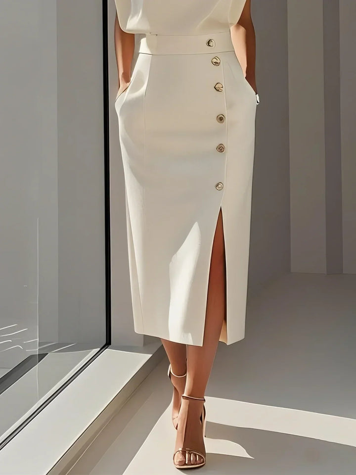 Aspen | Moeiteloze Charme Midi Jurk