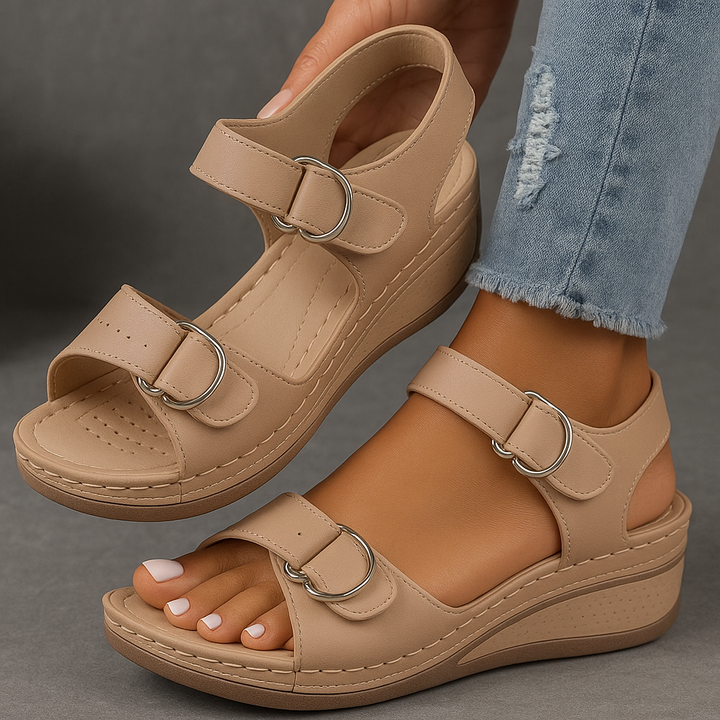 Nina | Orthopedische Sandalen met Sleehak