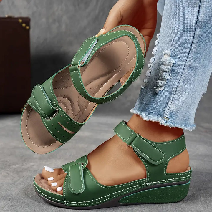 Nina | Orthopedische Sandalen met Sleehak