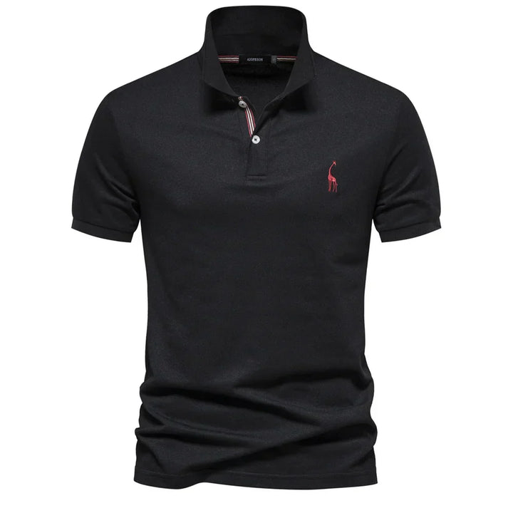 Austin | Poloshirt met korte mouwen en knopen voor heren