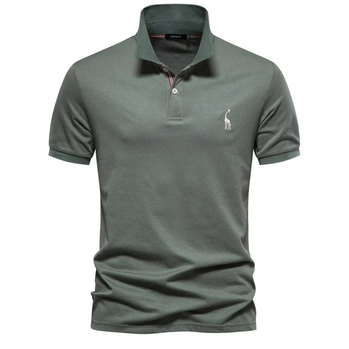 Austin | Poloshirt met korte mouwen en knopen voor heren