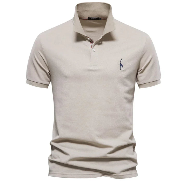 Austin | Poloshirt met korte mouwen en knopen voor heren