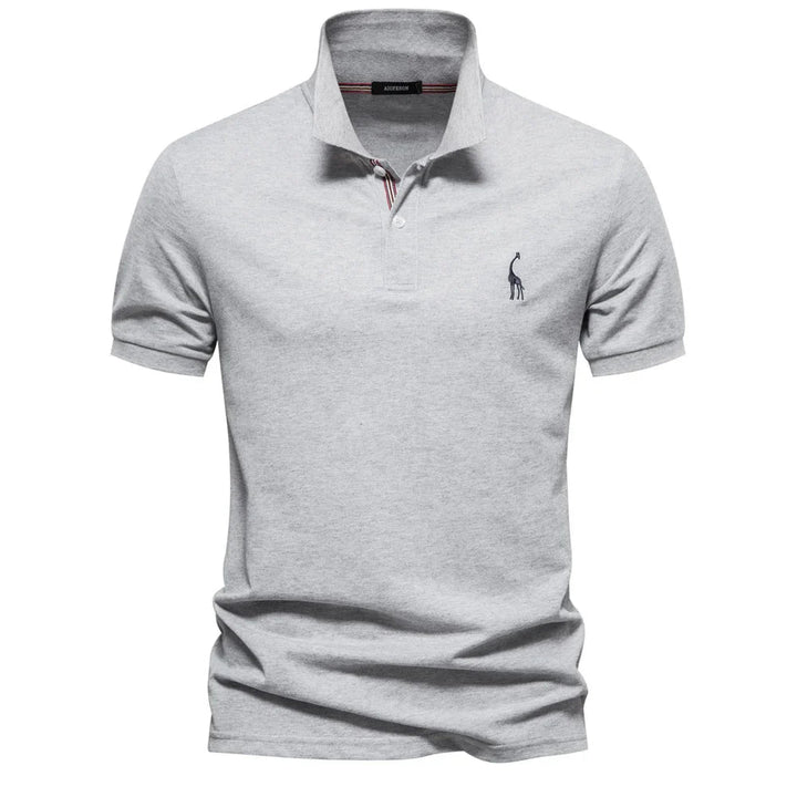 Austin | Poloshirt met korte mouwen en knopen voor heren