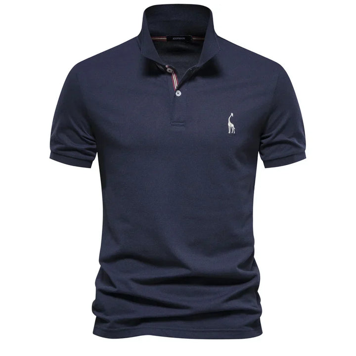 Austin | Poloshirt met korte mouwen en knopen voor heren