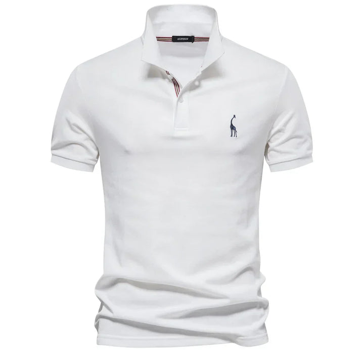 Austin | Poloshirt met korte mouwen en knopen voor heren