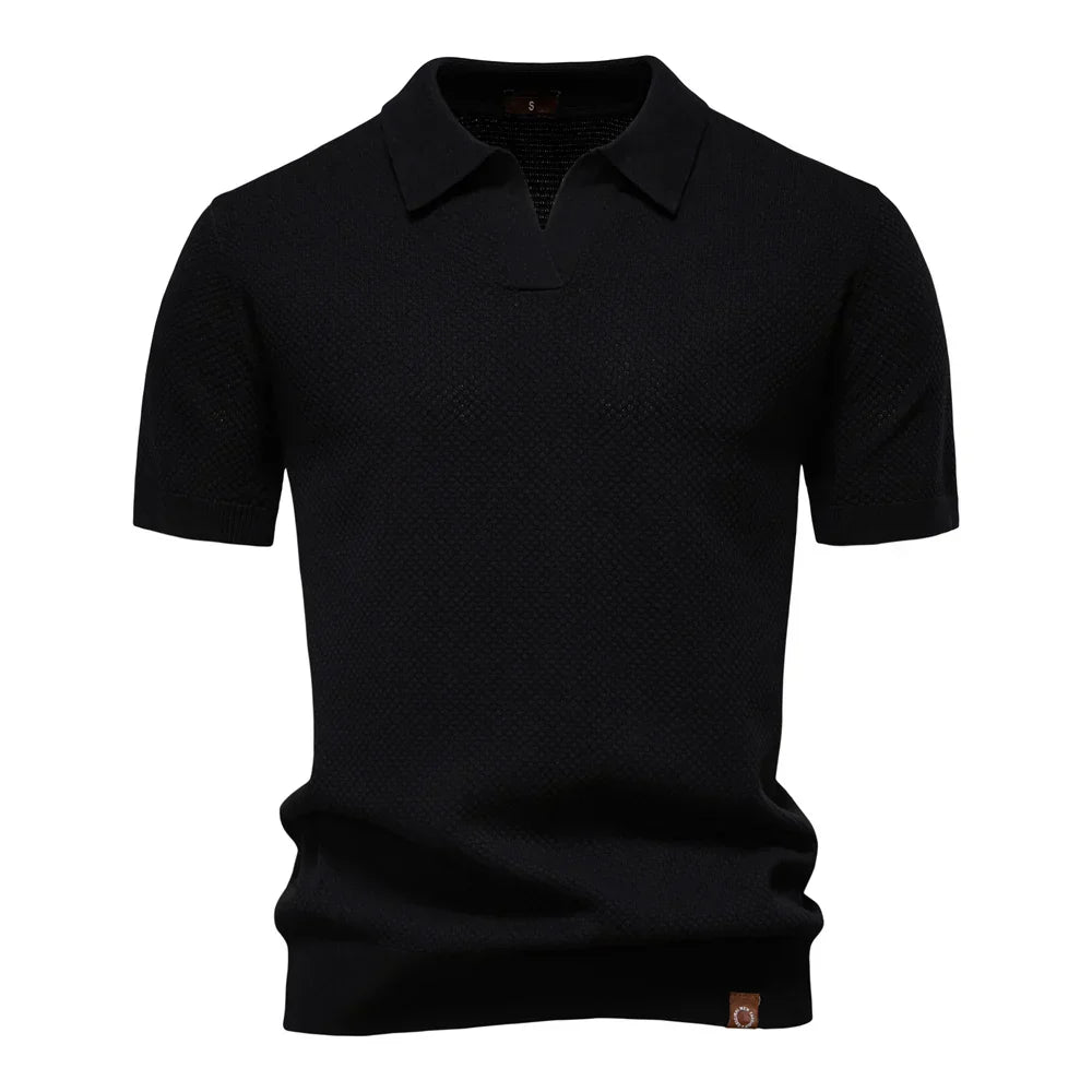 Arthur | Klassiek poloshirt met korte mouwen voor heren