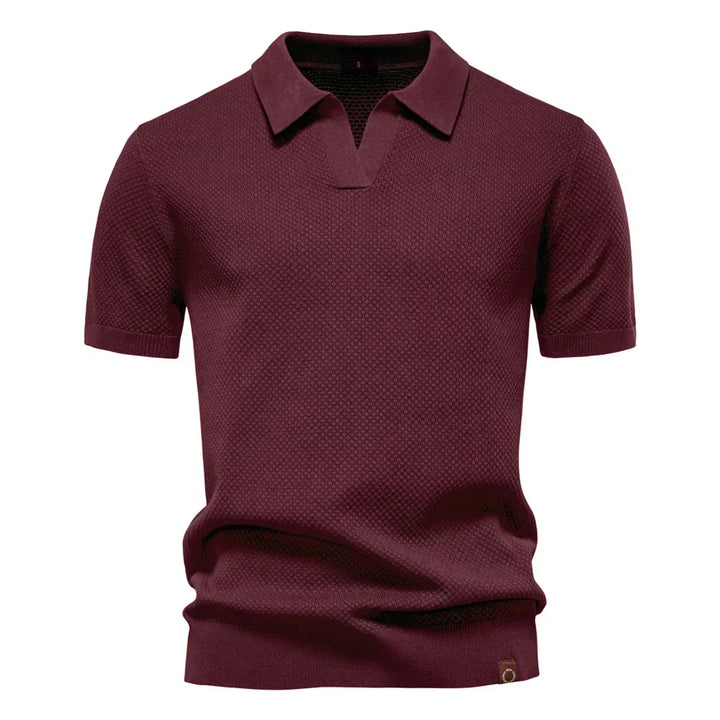 Arthur | Klassiek poloshirt met korte mouwen voor heren