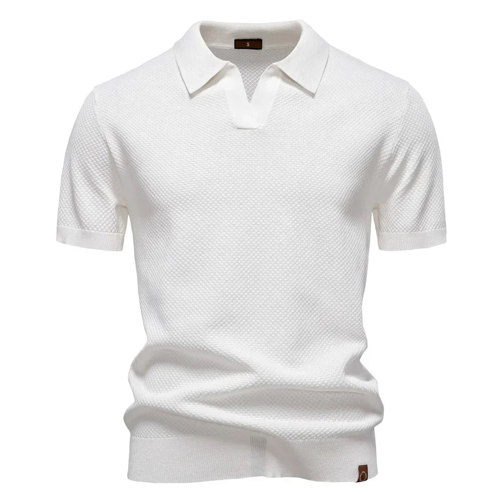 Arthur | Klassiek poloshirt met korte mouwen voor heren